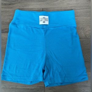 Blue everyday biker shorts